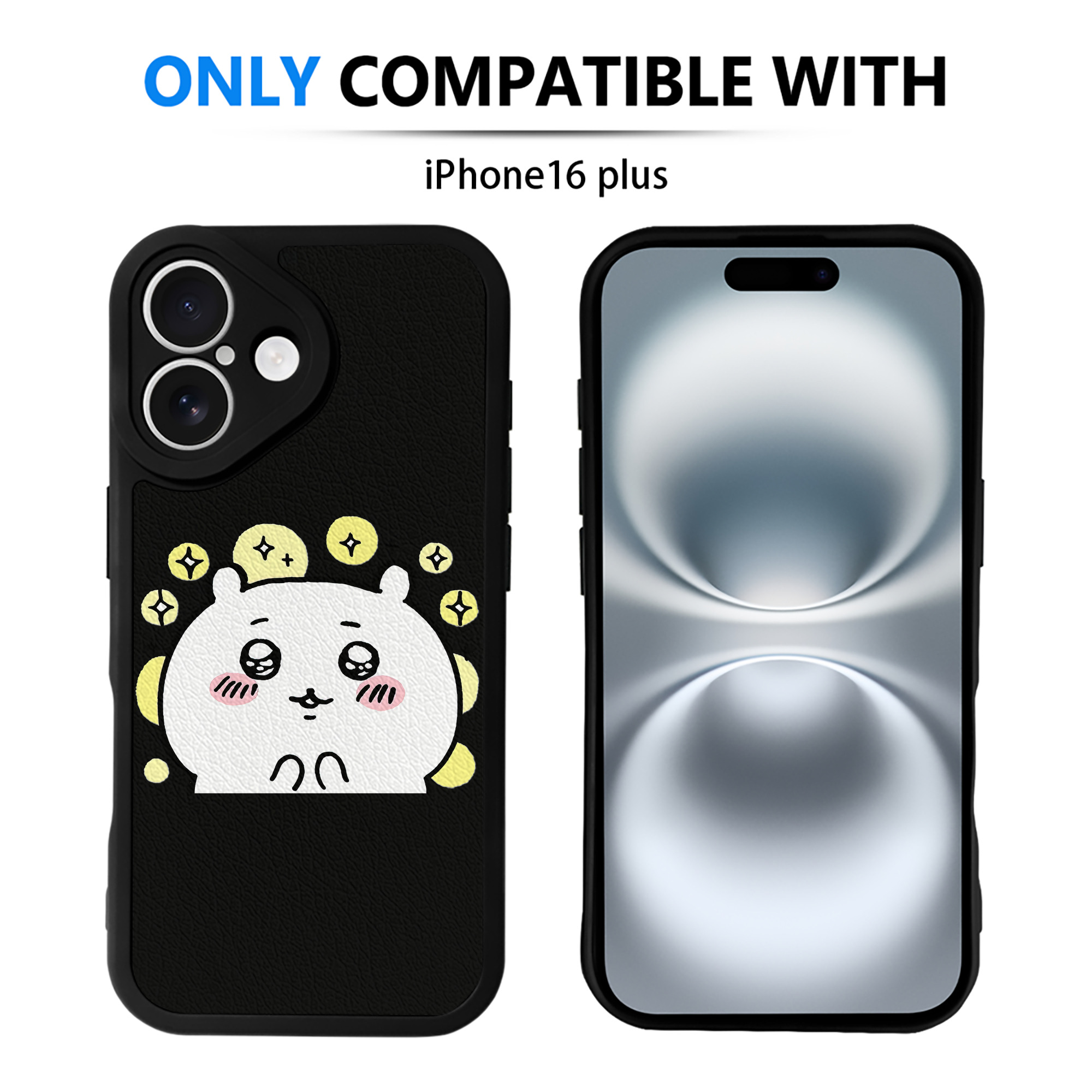 （画像用） ちいかわ ちいかわ Chii-kawa chiikawa 【iPhone 16シリーズ対応】シリコンスマホケース（レザー調） 材質：シリコン